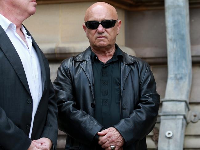 Rocker Angry Anderson arrives. Picture: Toby Zerna