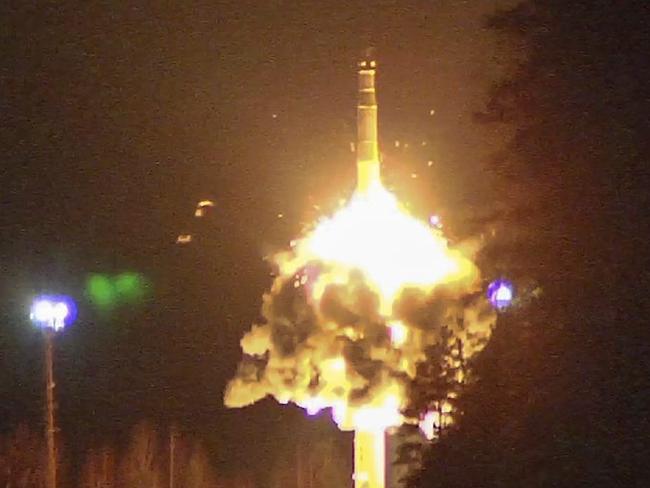 Russia test fired four Intercontinental-Range Ballistic Missiles. Picture: Ministry of Defence of the Russian Federation