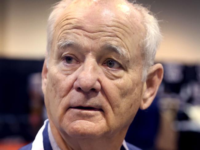 OMAHA, NEBRASKA - APRIL 30: Actor and comedian Bill Murray walks through the convention floor at the Berkshire Hathaway annual shareholder's meeting on April 30, 2022 in Omaha, Nebraska. This is the first time the annual shareholders event has been held since 2019 due to the COVID-19 pandemic.   Scott Olson/Getty Images/AFP == FOR NEWSPAPERS, INTERNET, TELCOS & TELEVISION USE ONLY ==