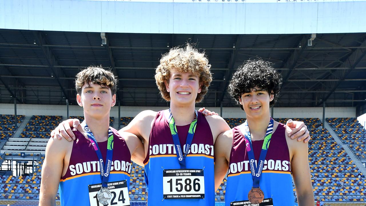 Queensland Representative School Sport track and field championships in Brisbane. Saturday October 12, 2024. Picture, John Gass