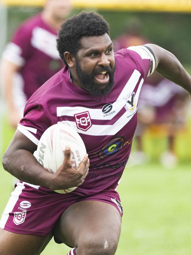 Yarrabah's Samukie Gaiden. Picture: Brian Cassey