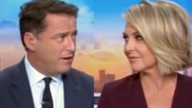 New Today co-host Georgie Gardner allegedly copped a spray from Karl during what was supposed to be a private phone conversation. Picture: Today / Channel 9.