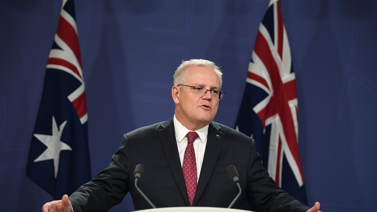 Prime Minister Scott Morrison said the extension would help hundreds of thousands of Aussies. Picture: Joel Carrett/NCA NewsWire