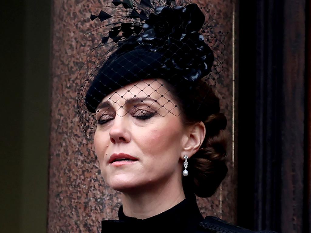 The Princess of Wale during the National Service of Remembrance at the Cenotaph. Picture: Getty Images