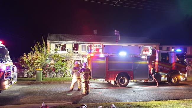 Crews from Cooran and Pomona were called to assist Gympie firefighters at a unit fire that took hold at 3.30am this morning.