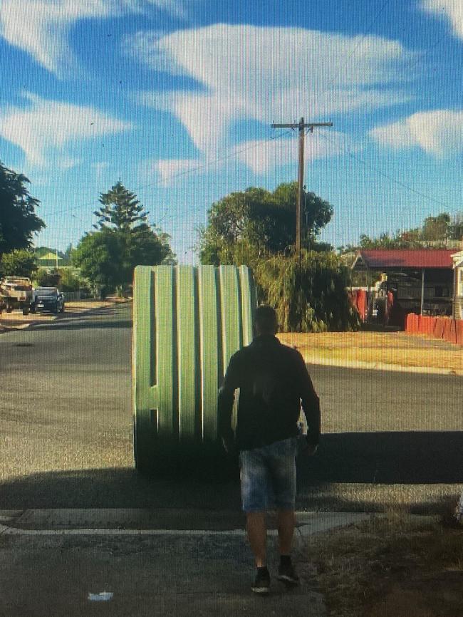 Garry Taylor filmed his brother during the stunt.