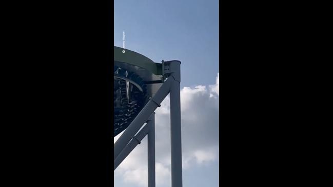 Crack in Roller Coaster Beam Spotted as Thrill-Seekers Enjoy the Ride