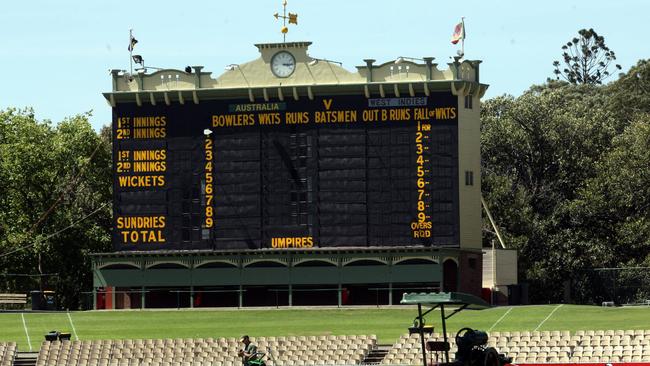 The iconic Adelaide Oval scoreboard is hoping to see plenty of cricket action this summer.