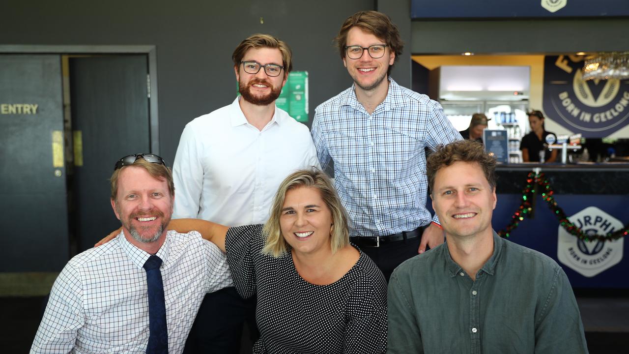 Greg Ryan, Claire Petra, Dean Stacey and at back Jayden Comello, Picture: Alison Wynd