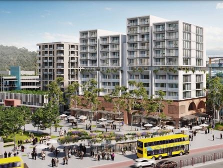 An artist's impression of the proposed Brookvale town centre. Picture: Supplied