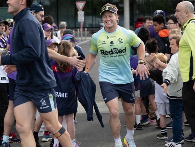 Melbourne Storm host a finals Fan Day. Picture: Tony Gough