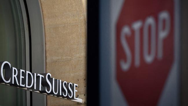 Credit Suisse is dealing with fallout from the collapse of clients Archegos and Greensill. Picture: AFP
