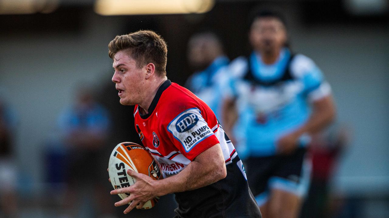 Nathan Dixon as the Litchfield Bears take on Northern Sharks in the 2023 NRL NT grand final. Picture: Pema Tamang Pakhrin