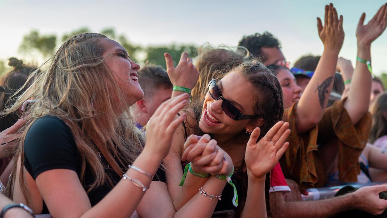 Missy Higgins fans at BASSINTHEGRASS 2021. Picture: Che Chorley