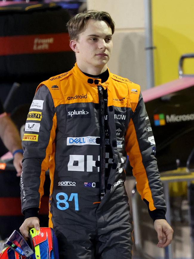 An Aussie battling mechanical issues in a McLaren, we’ve seen this before. (Photo by Giuseppe CACACE / POOL / AFP)