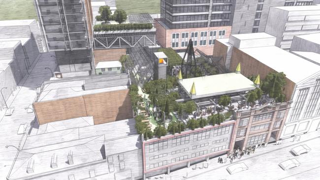 Designs the upcoming In The Hanging Garden precinct. Photo: Supplied