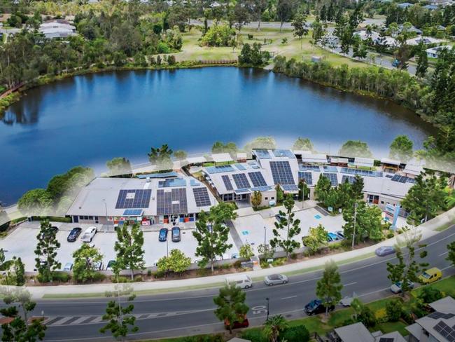 The Lakeside community centre shopping centre at Upper  Coomera is on the market. Picture: Supplied