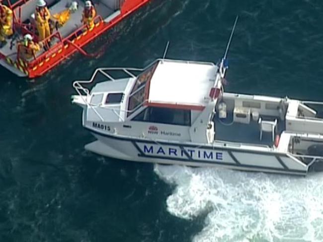 Three Marine Rescue vessels responded to the incident