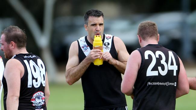 Malinauskas is a keen footballer himself, turning out occasionally in fifth-grade amateur football in Adelaide for Adelaide University. Photo: Calum Robertson