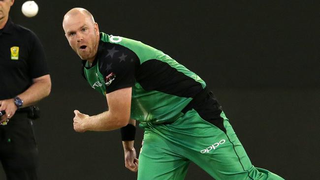 Michael Beer in action for the Melbourne Stars.