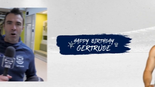 Geelong Cats wish 108-year-old Gertie a happy birthday