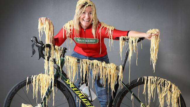 Champion cyclist and San Remo ambassador Anna Meares is San Remo ambassador. Picture: Dean Martin