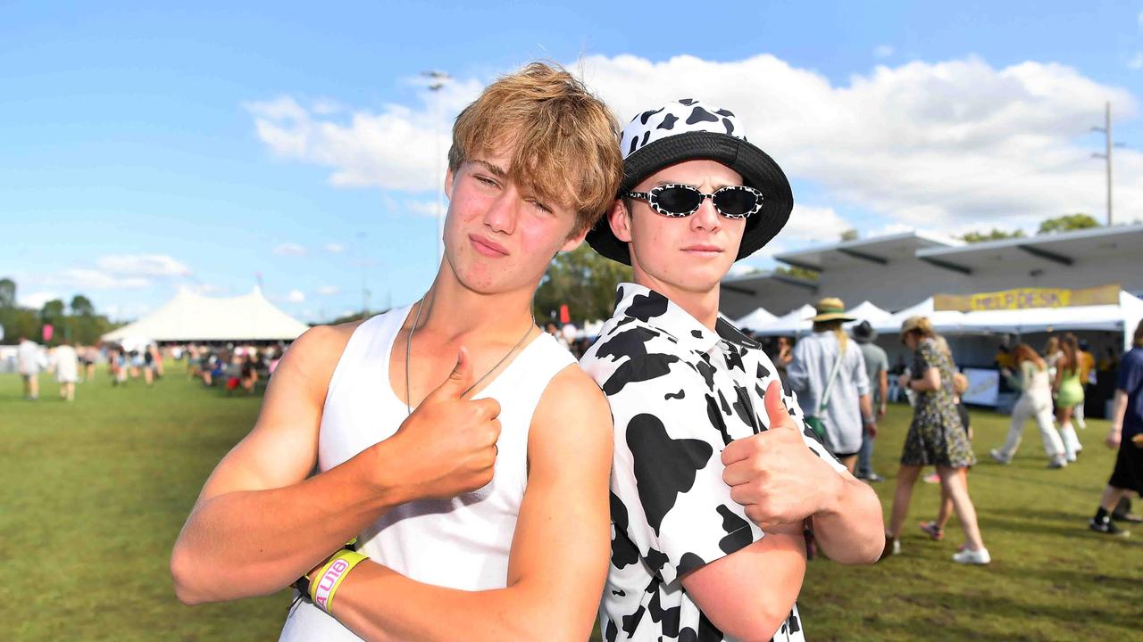 Max Wilson-Smith and Luke Ballam at Groovin the Moo, Sunshine Coast 2023. Picture: Patrick Woods.