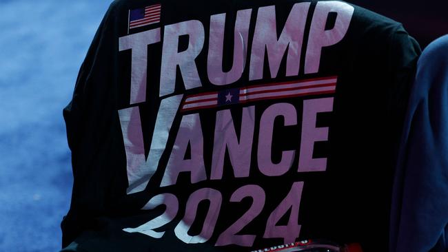 A Trump-Vance T-shirt at RNC. Picture: Jeff Kowalsky/AFP