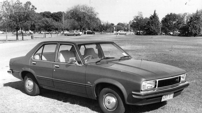 Holden Sunbird pictured in 1978.