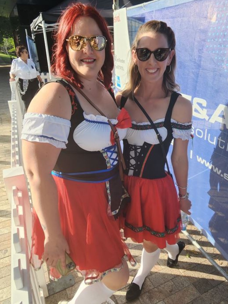 The crowd was all smiles at Oktoberfest Rockhampton 2023.