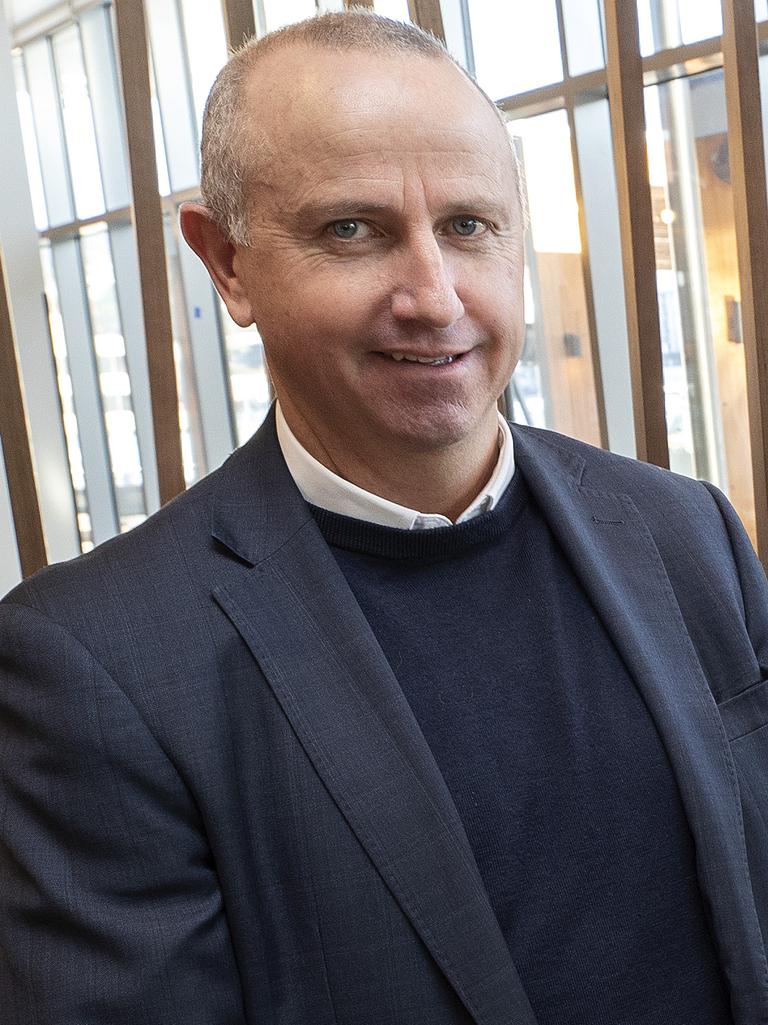 Hobart City Council’s Neil Noye during the opening of the Crowne Plaza Hotel at Hobart. Picture Chris Kidd