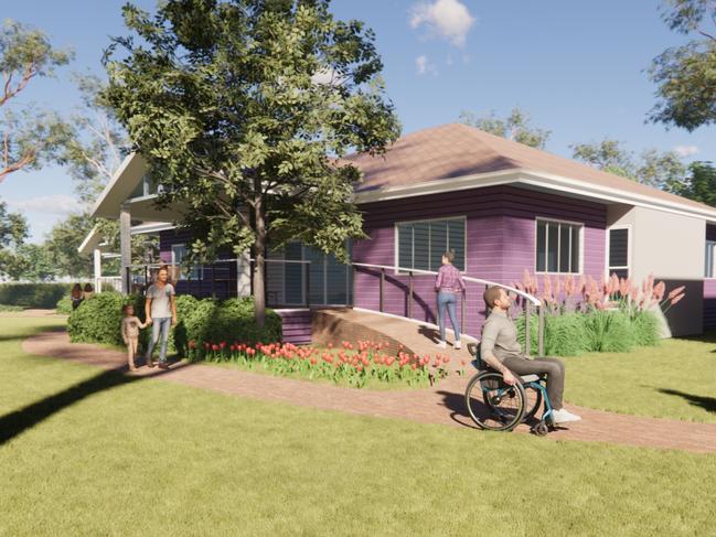 Concept designs for Waminda Services housing initiative project. Picture: contributed