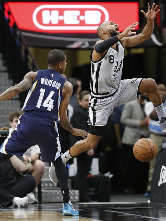 Munford also took on Aussie Boomers star Patty Mills in his time in the NBA. Picture: Getty Images/AFP