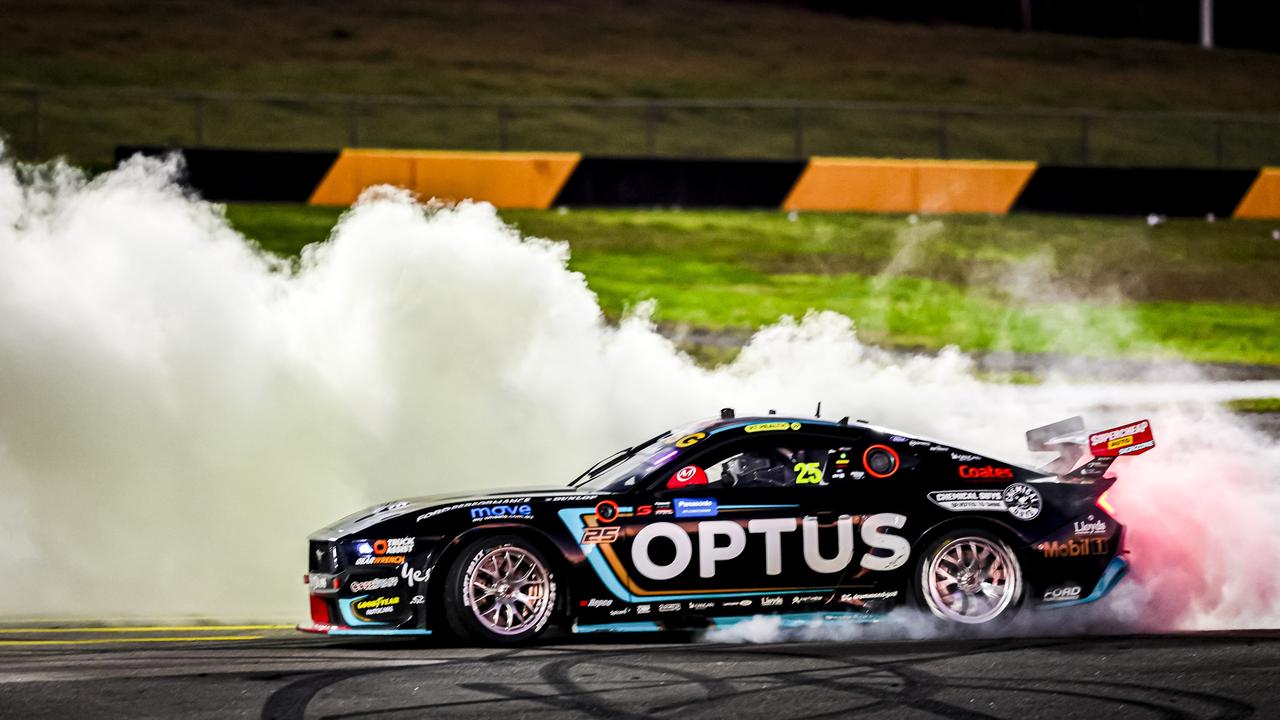 Chaz Mostert’s race-winning Mustang is heading to auction. Picture: Mark Horsburgh/EDGE Photographics