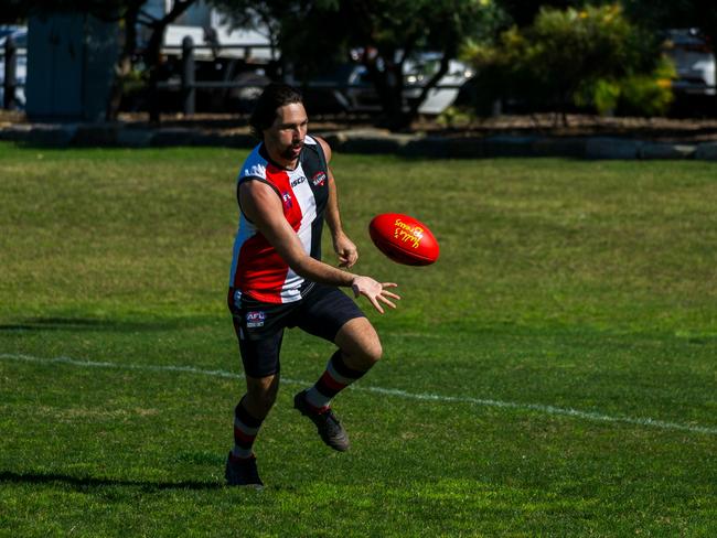 Paul Dadic of the Randwick City Saints in the Men's Div 5 grand final. Picture: Contributed