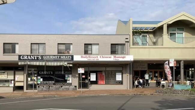 The Body Resort massage parlour on Fern Street, in Gerringong. Picture: Facebook