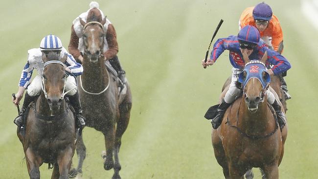 Bassett, left, has a faultless first-up record at Caulfield. Picture: Michael Klein