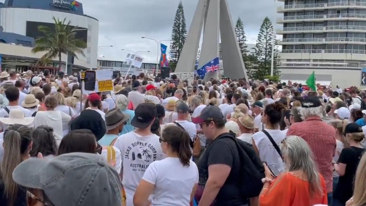 Gold Coast Covid-19 vaccine protests: Home and Away star Isabel Lucas ...