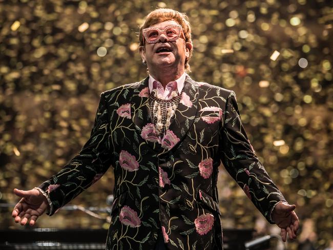 Sir Elton John will perform 15 concerts in Australia as part of his final world tour. Picture: Ben Gibson