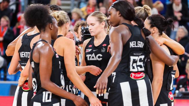 Collingwood’s Super Netball future is uncertain.