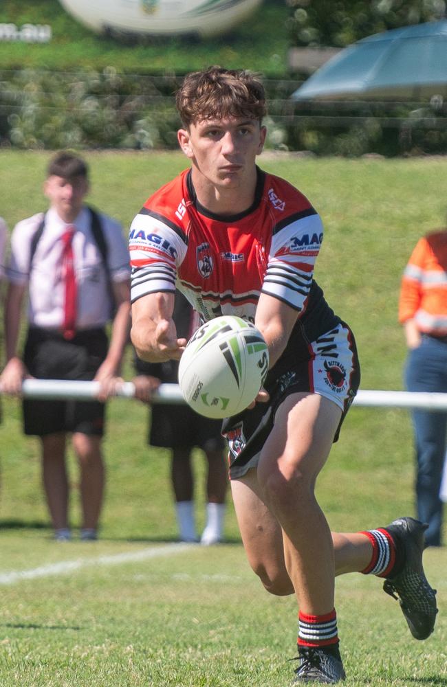Riley Carbone Kirwan State High School State vs St Brendan's College Semi Final 2024. Thursday 22 August 2024 Picture:Michaela Harlow