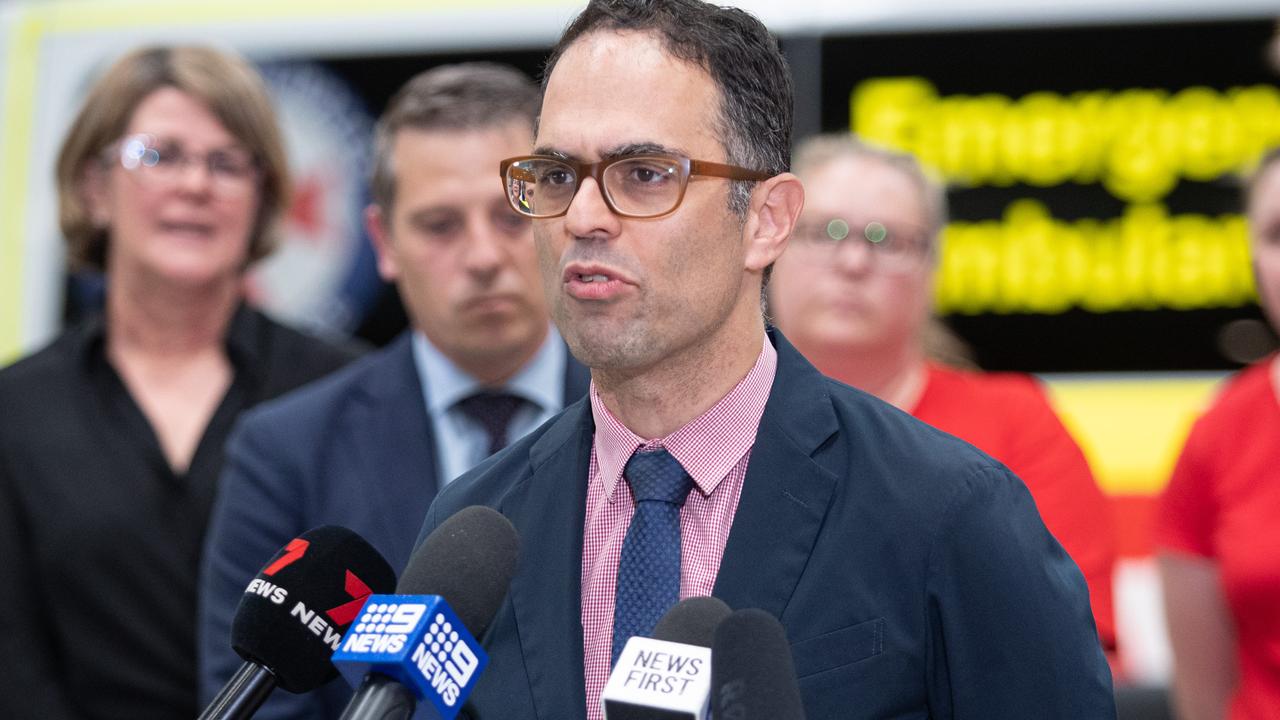 Treasurer Daniel Mookhey demanded the cuts to NSW’s promised funding for infrastructure to be returned to the state. Picture: NCA NewsWire/ Christian Gilles