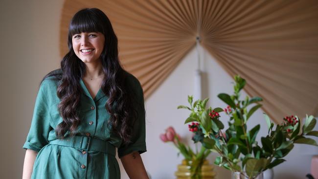 Interior designer Amanda Pocock says earthy colours like green are popular. Picture: Justin Lloyd