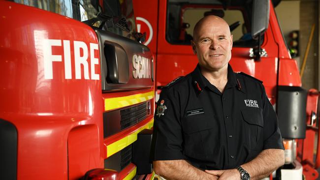 Metropolitan Fire Brigade chief Dan Stephens. Picture: AAP