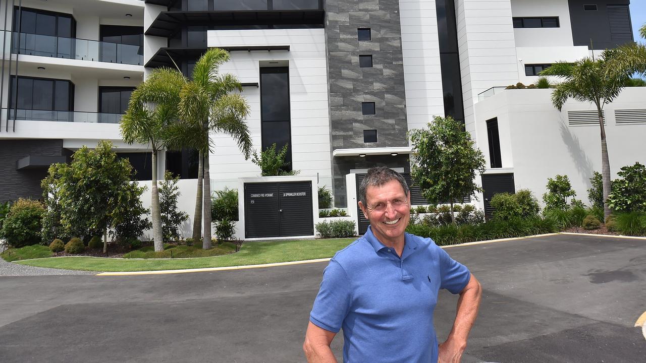 The Tangalooma Residences broke record prices in Mooloolaba on the site of Fred Eager's iconic Pink House.