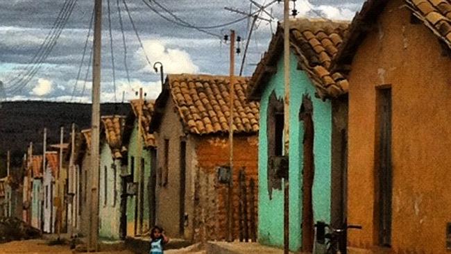 The "end of the world": the town of Candido Sales, where child brothels stand between the squalid houses. Pictur...