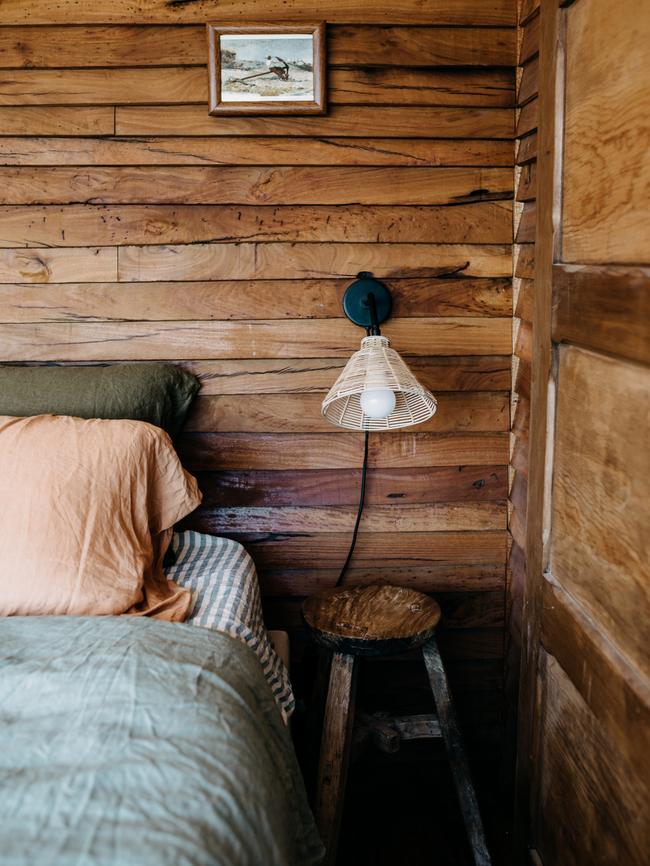 The Greenly Carriage bedroom. Picture: Robert Lang