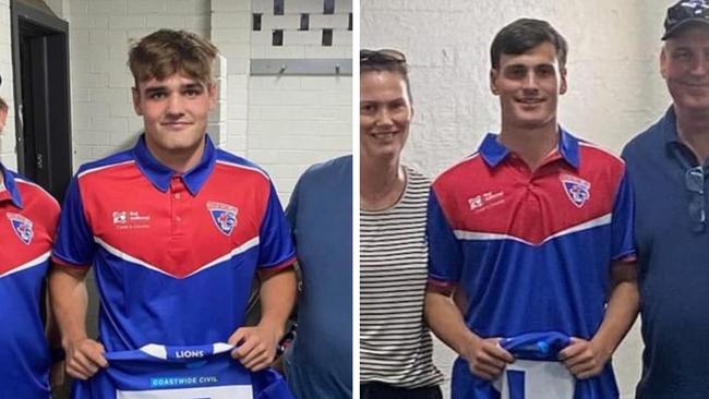 Both Hayden Buchanan (left) and Nicholas Quinn (right) were instrumental in the Gerringong Lions victory. Pictures: Gerringong Lions Facebook