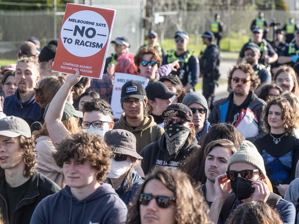 Protest outside neo-Nazi powerlifting event at Melbourne gym | news.com ...