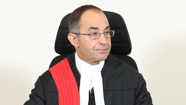 Supreme Court Judge Chief Justice Chris Kourakis. Picture: Dylan Coker